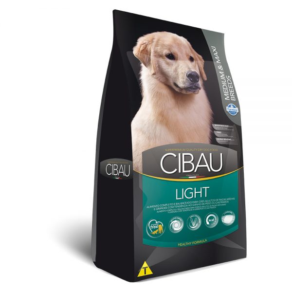 Ração Farmina Cibau Light para Cães Adultos com Tendência Obesidade de Raças Médias e Grandes (COD.7463)
