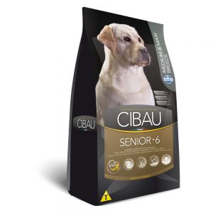 Ração Farmina Cibau Senior +6 para Cães de Raças Médias e Grandes com 6 Anos ou Mais de Idade (COD.7466)