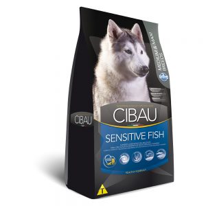 Ração Farmina Cibau Sensitive Fish para Cães Adultos de Raças Médias e Grandes (COD.7055)