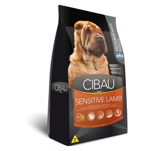 Ração Farmina Cibau Sensitive Lamb para Cães Adultos Sensíveis de Raças Médias e Grandes (COD.7469)