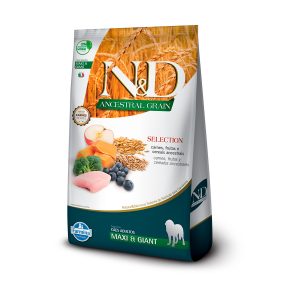 Ração Farmina N&D Ancestral Adulto Maxi Grain Selection Carnes e Frutas (COD.11191)