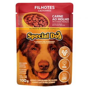Ração Úmida Special Dog Sachê Carne para Cães Filhotes (COD.371)