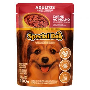 Ração Úmida Special Dog Sachê Carne para Cães Raças Pequenas (COD.369)
