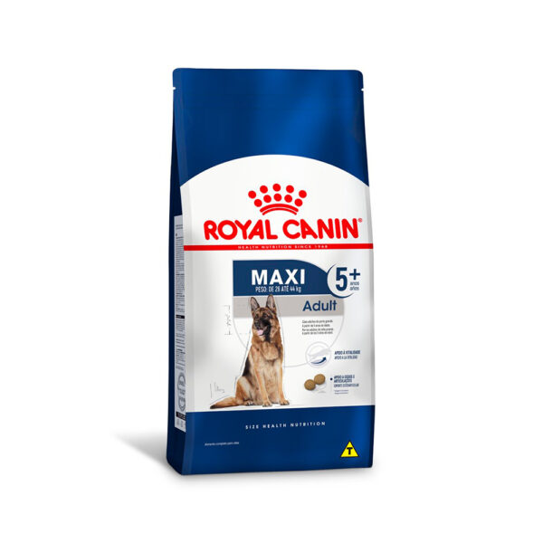 Ração Royal Canin Maxi Adult 5+ para Cães Adultos de Raças Grandes com 5 Anos ou mais (COD.1634)