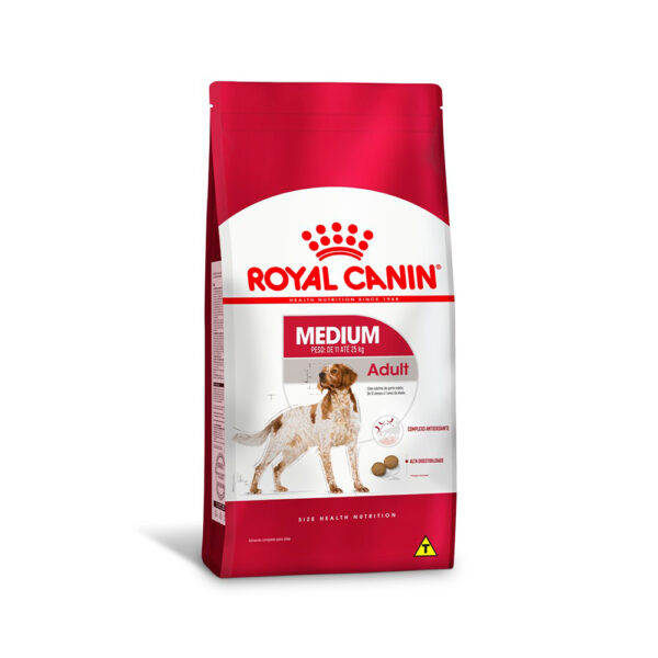 Ração Royal Canin Medium Adult para Cães Adultos de Raças Médias a partir de 12 Meses de Idade (COD.51)