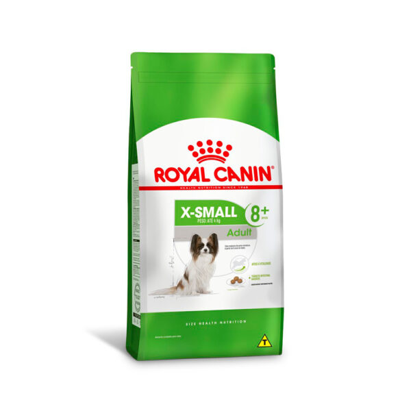 Ração Royal Canin X-Small Adulto 8+ para Cães Adultos e Idosos de Porte Miniatura (COD.9846)