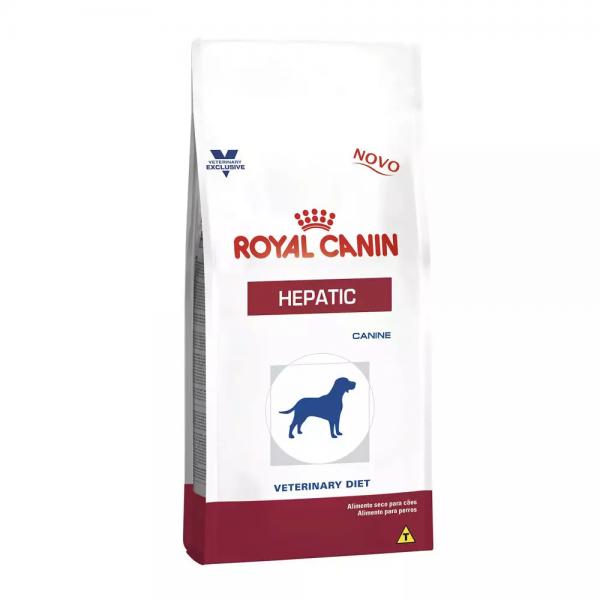 Ração Royal Canin Canine Veterinary Diet Hepatic para Cães Adultos com Problemas Hepáticos (COD.364)