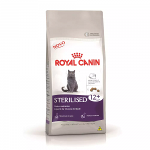 Ração Royal Canin Feline Health Nutrition Sterilised para Gatos Adultos Castrados Acima de 12 Anos (337)