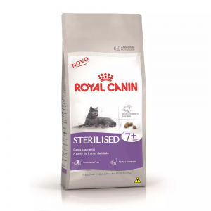 Ração Royal Canin Feline Health Nutrition Sterilised para Gatos Adultos Castrados Acima de 7 anos (11637)