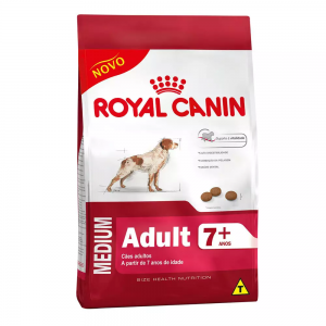 Ração Royal Canin Medium Adult 7+ para Cães Adultos de Raças Médias com 7 Anos ou mais (COD.1573)