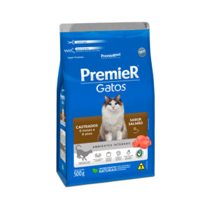 Ração Premier Pet Gatos Castrados até 7 anos Ambientes Internos Salmão (3014127)