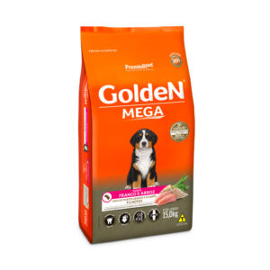 Ração Premier Golden Mega Cães Filhotes Raças Grandes Frango e Arroz (COD.3011002)