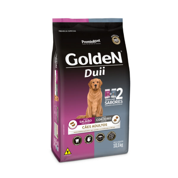 Ração Premier Golden DUO Cães Adultos Salmão com Ervas e Cordeiro e Arroz (3006017)