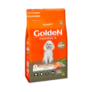 Ração Premier Golden Formula Mini Bits Salmão e Arroz para Cães Adultos de Raças Pequenas (COD.3006042)