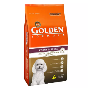 Ração Golden Formula Carne e Arroz para Cães Adultos de Raças Pequenas 3006091)