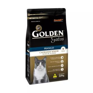 Ração Premier Pet Golden Gatos Castrados Sênior Frango (3024062)