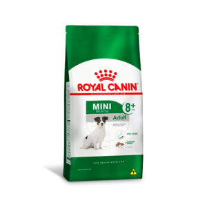 Ração Royal Canin Mini Adult 8+ para Cães Adultos de Raças Pequenas com 8 Anos ou mais (COD.1527)