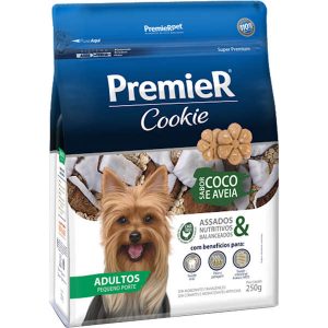 Petisco Premier Pet Cookie Coco e Aveia para Cães Adultos Pequeno Porte (COD.5663)
