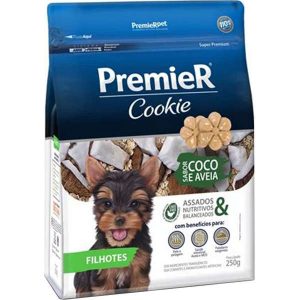 Petisco Premier Pet Cookie Coco e Aveia para Cães Filhotes (COD.5664)