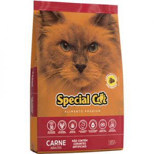 Ração Special Cat Premium Carne para Gatos Adultos (COD.387)
