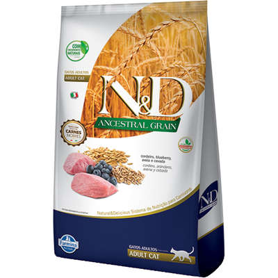 Ração Farmina N&D Ancestral Grain Cordeiro Gatos Adultos (COD.10793)