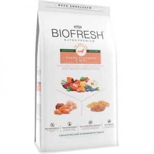 Ração Seca Biofresh Mix de Carne, Frutas, Legumes e Ervas Frescas Cães Adultos de Raças Pequenas e Minis (COD.311)
