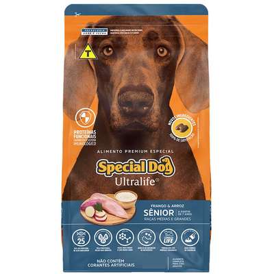 Ração Special Dog Ultralife Sênior para Cães de Raças Médias e Grandes (COD.355)