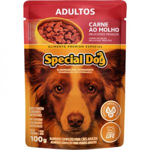 Ração Úmida Special Dog Sachê Carne para Cães Adultos (COD.367)