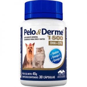 Suplemento Vetnil Pelo & Derme DHA + EPA 1500 (COD.47)