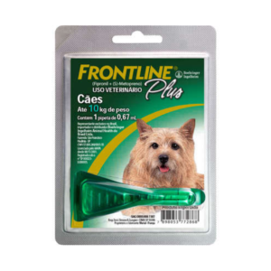 Frontline Plus Cães até 10kg Com 1 Pipeta