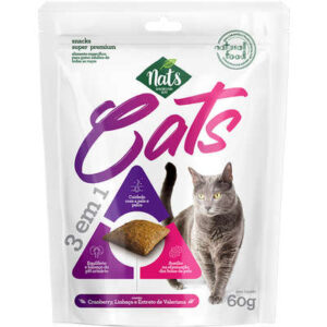 Snacks Nats Cats 3 em 1 para Gatos 60g