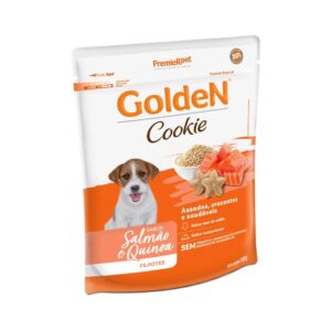 Petisco Golden Cookie para Cães Filhotes Sabor Salmão e Quinoa 350 g