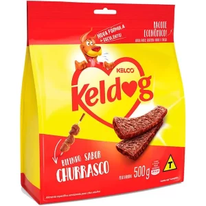 Petisco KELDOG sabor Churrasco 500g