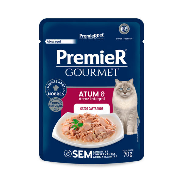 Sachê Premier Gato Castrado Atum 70g