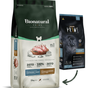 Bionatural Prime Light/Castrados Raça Média e Grande Frango