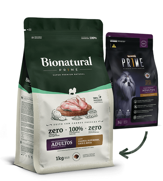 Bionatural Prime Adulto Raça Pequena Frango