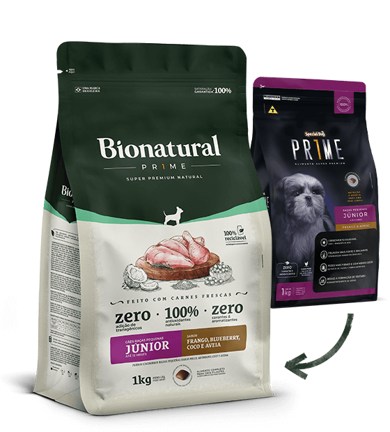 Bionatural Prime Junior Raças Pequenas Frango