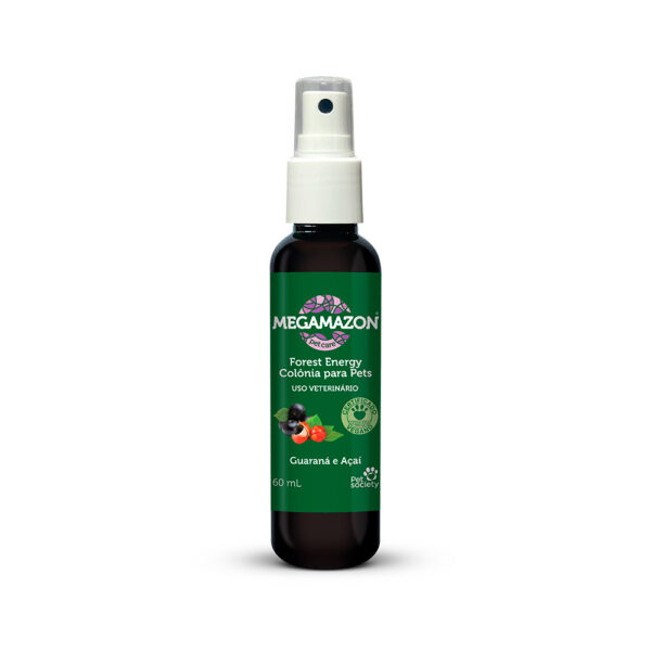 Body Splash Megamazon Forest Energy Guaraná e Açaí para Cães e Gatos - 60ml