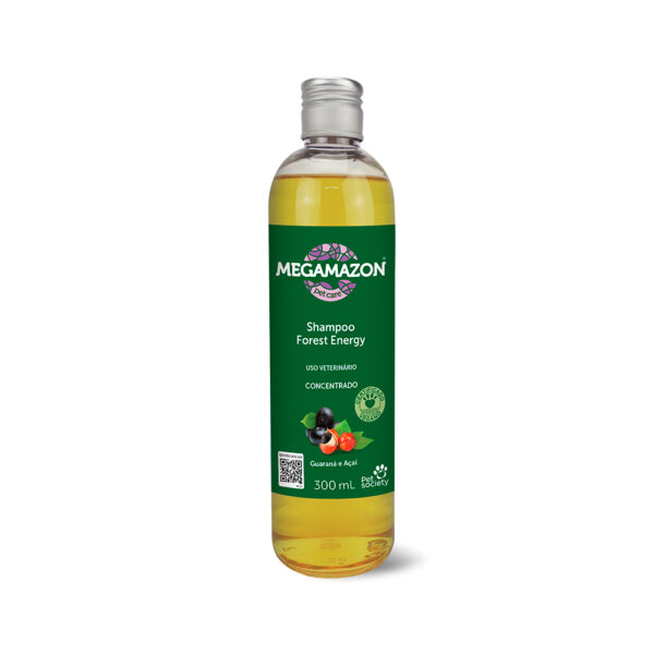 Megamazon Shampoo Guaraná e Açai Para Cães e Gatos -300 ml